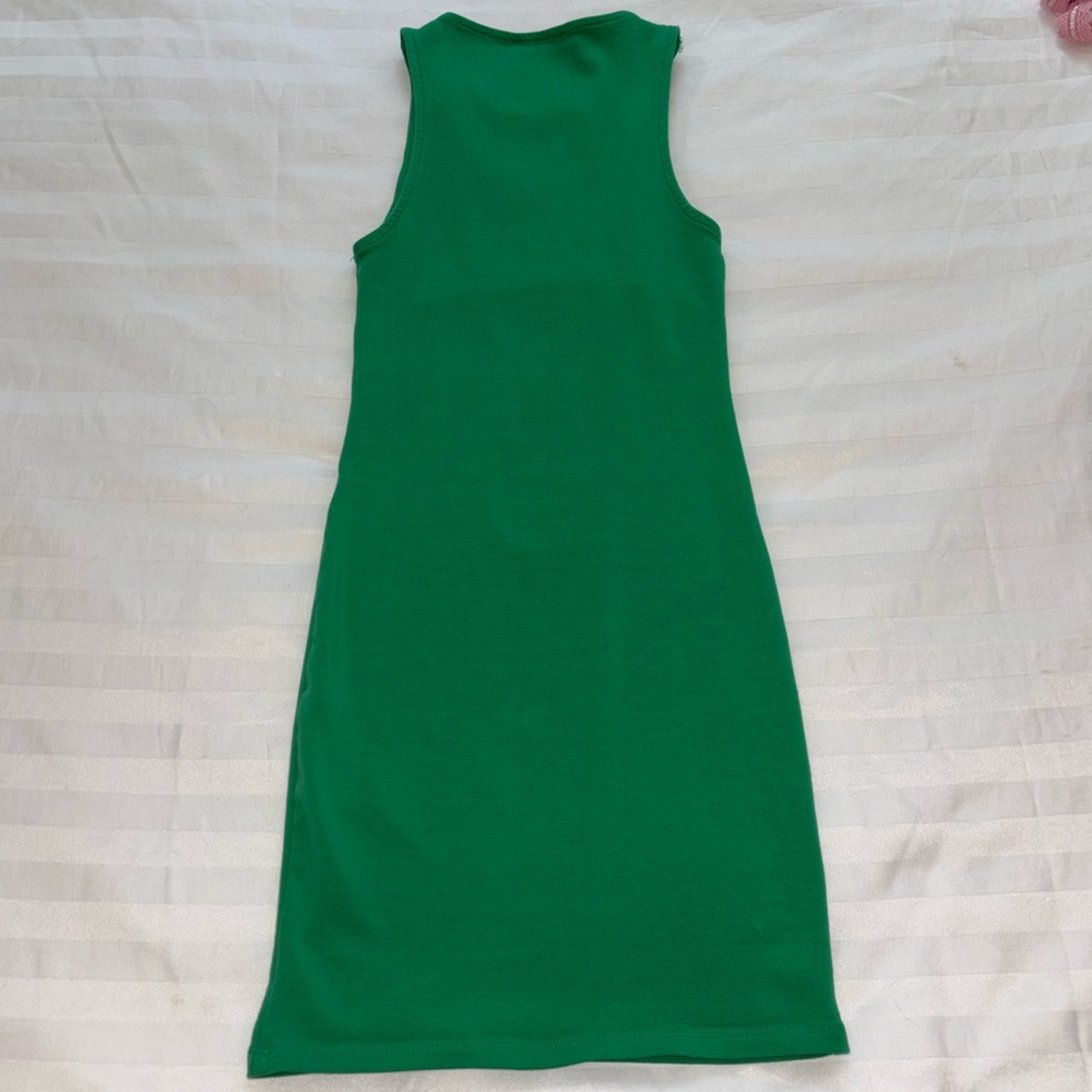 Zara Green Bodycon Dress - Picture 3 of 6